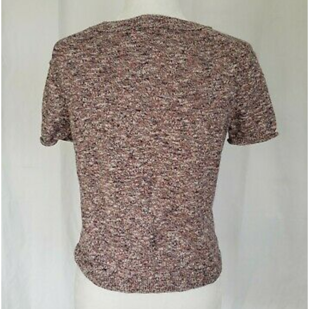 Madewell Pink Pocket Tee Sweater XS Heathered - Picture 3 of 6